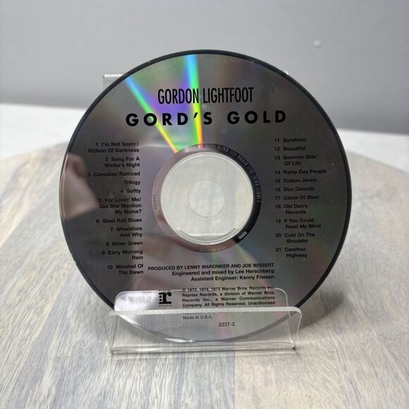 Other - Gord's Gold Greatest Hits by Lightfoot, Gordon (CD) NO CASE